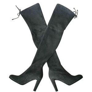 New STUART WEITZMAN Highland Over The Knee Suede Boots Size 8